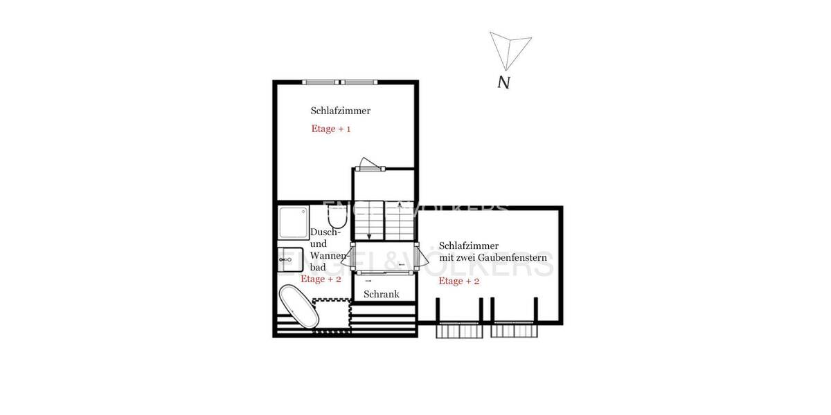 Etagenwohnung Viersen Hamm - 3 Zimmer, 90 m&sup2;, 225.000&euro; | Angebot:25780089