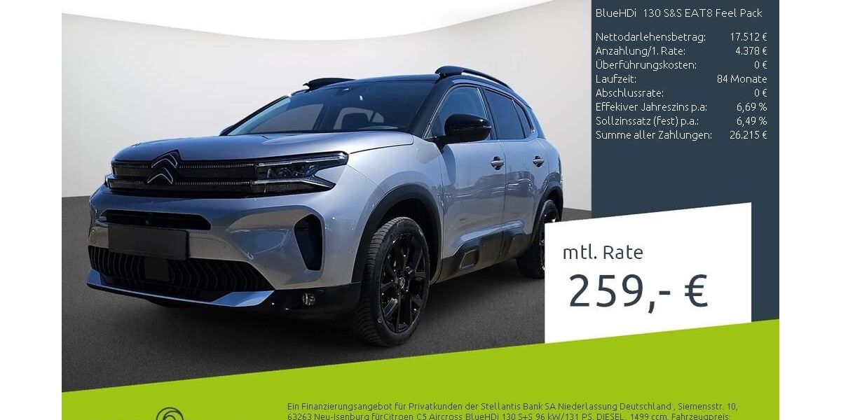Citroen C5 Aircross 52.492 km 21.890 &euro; Dülmen 48249