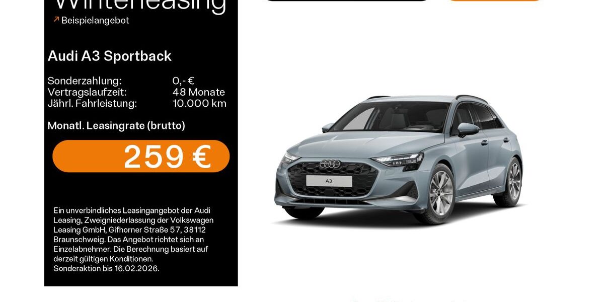 Audi A3 6.028 km 32.980 &euro; Haßfurt 97437