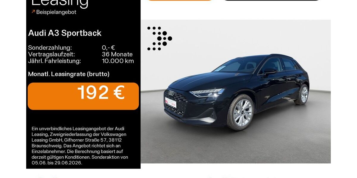 Audi A3 6.100 km 25.499 &euro; Hanau 63452
