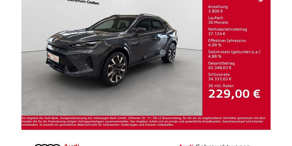 Cupra Formentor 1.050 km 40.830 &euro; Giessen 35394