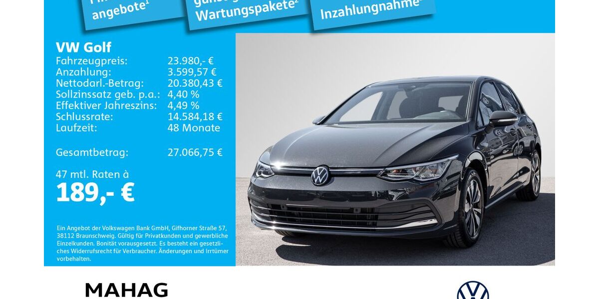 VW Golf 21.019 km 23.980 &euro; München 81825