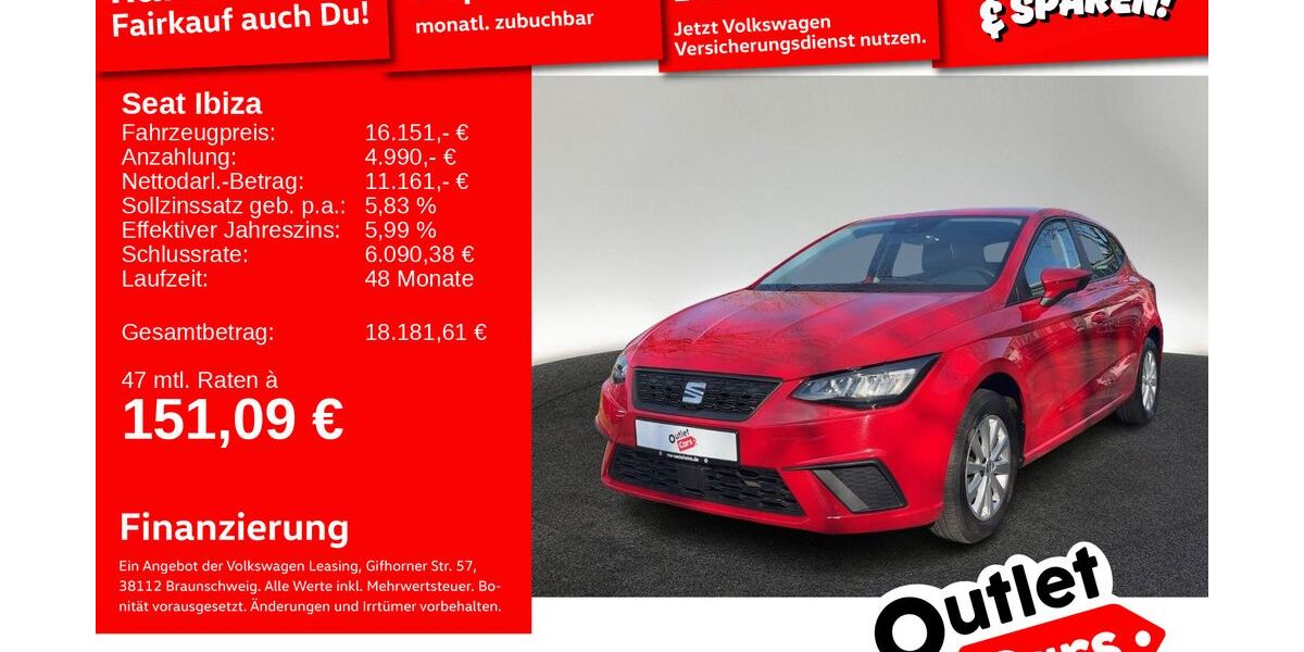 Seat Ibiza 31.364 km 15.299 &euro; Weinheim 69469