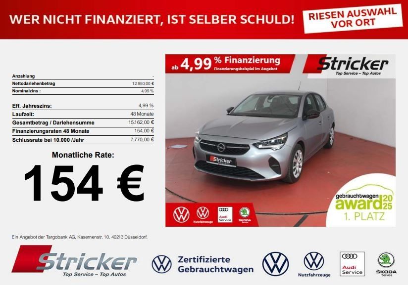 Opel Corsa 35.293 km 12.949 &euro; Horn-Bad Meinberg 32805