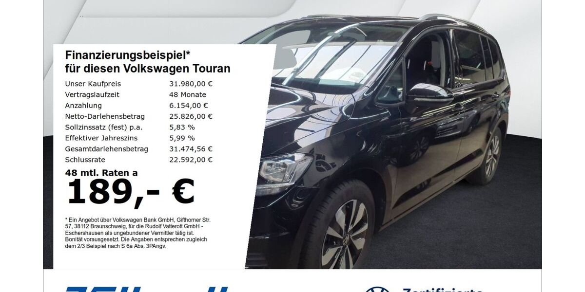 VW Touran 26.330 km 31.980 &euro; Eschershausen 37632