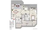 Dachgeschoßwohnung Wolfsburg Detmerode - 2.5 Zimmer, 74 m&sup2;, 635&euro; | Angebot:26679205