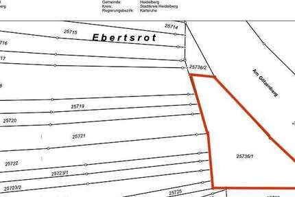 Grundstück Heidelberg Boxberg - 25.000&euro; | Angebot:23905272