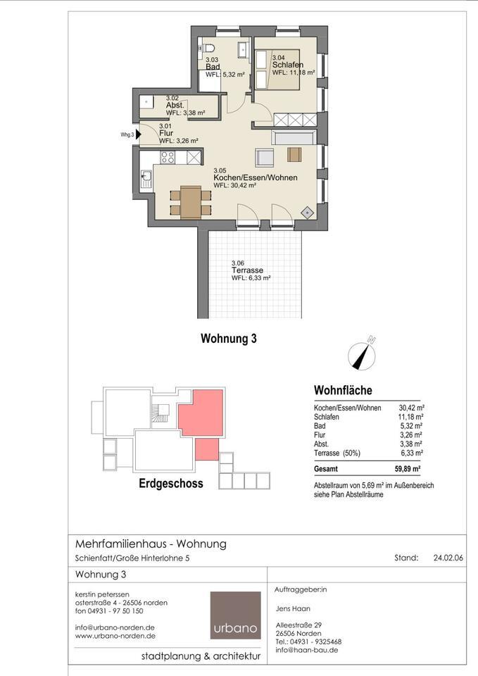 Neubau Erstbezug Erdgeschoss