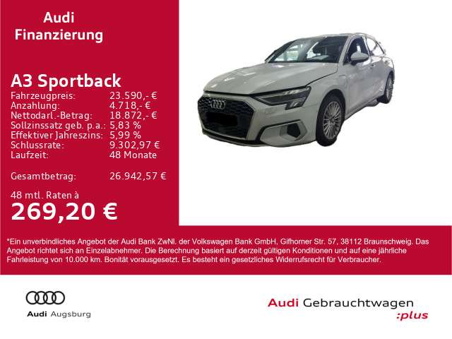Audi A3 32.696 km 23.590 € Gersthofen 86368