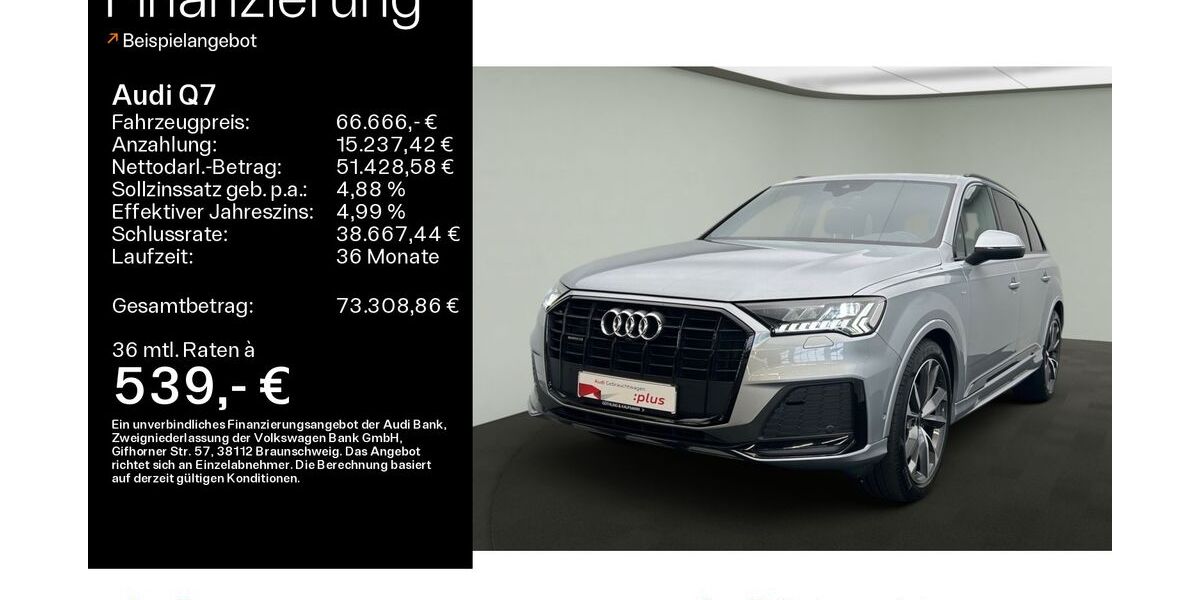Audi Q7 26.508 km 61.799 € Hofheim 65719
