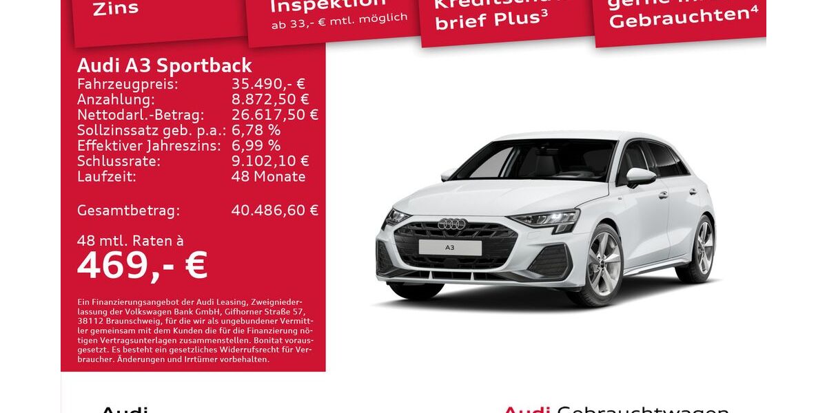 Audi A3 13.778 km 35.490 &euro; Dresden 01067