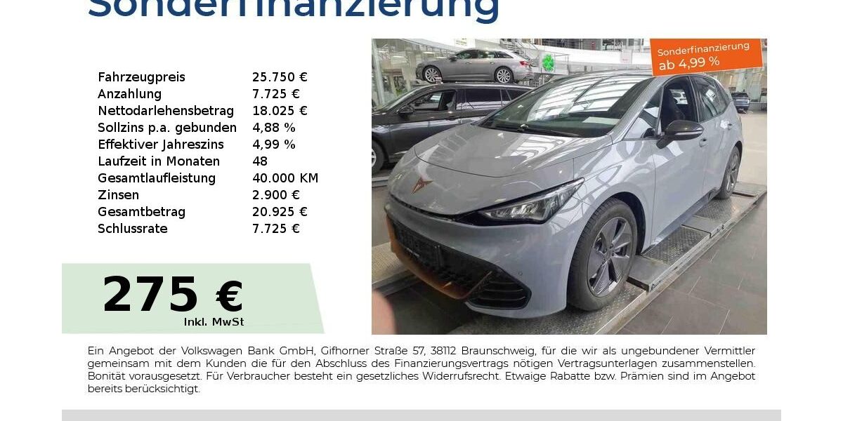 Cupra Born 18.950 km 25.750 &euro; Nürnberg 90441