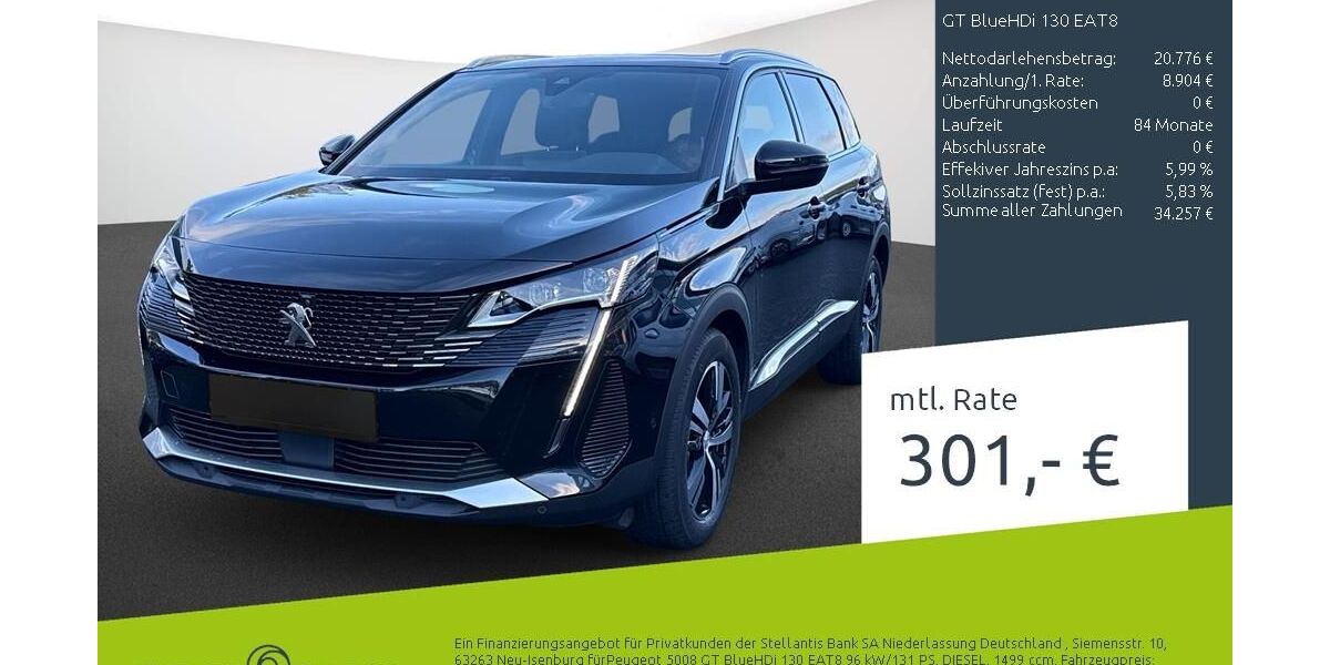 Peugeot 5008 24.398 km 29.680 &euro; Dülmen 48249