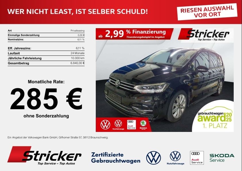 VW Touran 21.812 km 31.449 &euro; Detmold 32760