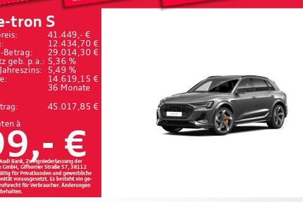Audi e-tron 59.560 km 41.449 &euro; Eching 85386