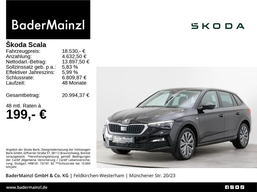 Skoda Scala 49.956 km 18.530 € Feldkirchen/Westerham 83620