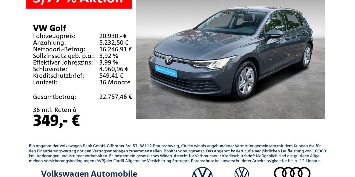 VW Golf 36.002 km 19.950 &euro; Chemnitz 09113