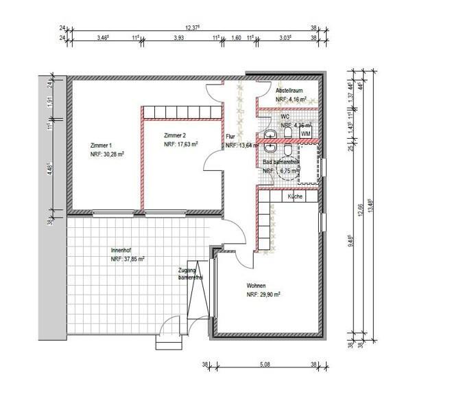 Ab sofort: Moderner Bungalow mit Innenhof direkt am Schlosspark