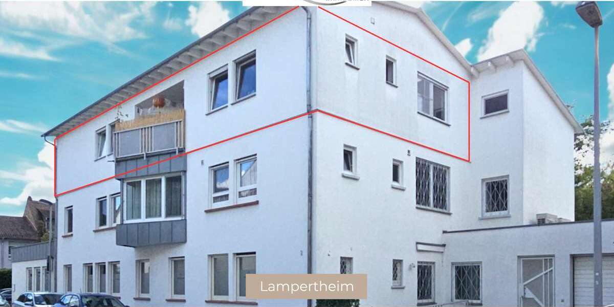 Etagenwohnung Lampertheim - 2 Zimmer, 75 m&sup2;, 199.000&euro; | Angebot:25900939