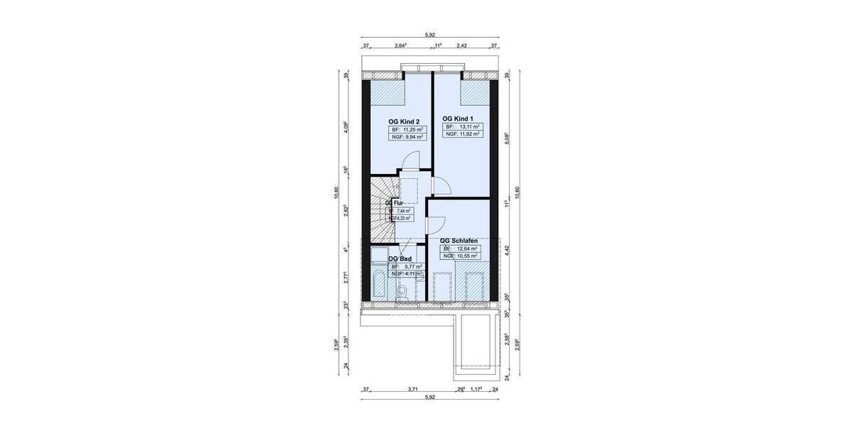 Reihenmittelhaus Klein Rogahn - 4 Zimmer, 90 m&sup2;, 195.000&euro; | Angebot:26119529