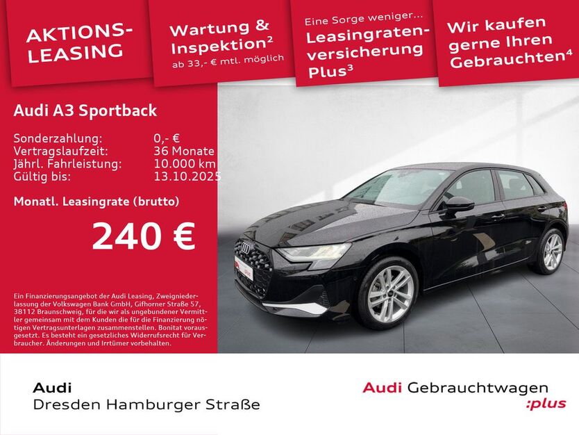 Audi A3 16.810 km 28.990 € Dresden 01067
