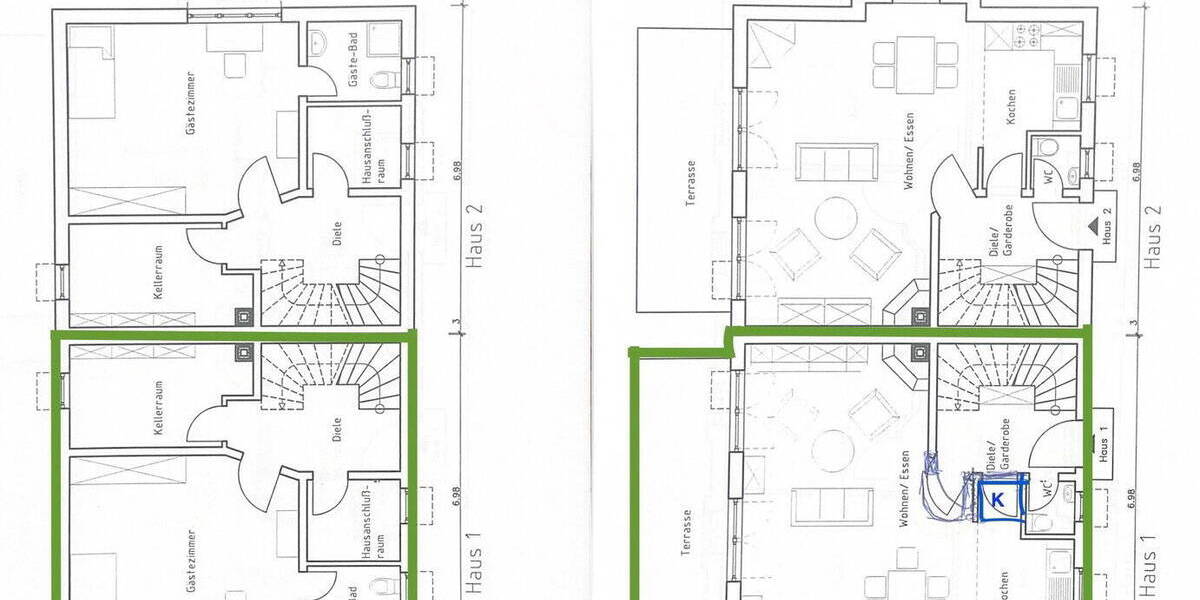 Doppelhaushälfte Frankfurt am Main Ginnheim - 5 Zimmer, 157 m&sup2;, 949.000&euro; | Angebot:26670099