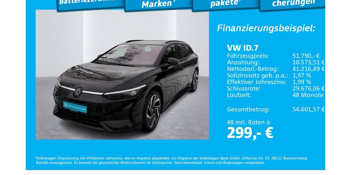 VW ID.7 13.473 km 51.790 &euro; Hamburg 22111