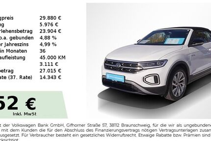 VW T-Roc 26.100 km 29.880 € Erlangen 91058