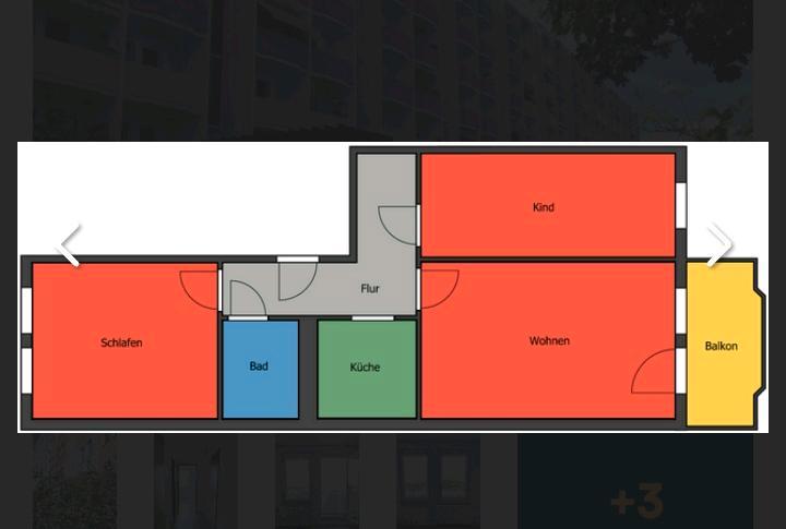 Etagenwohnung Klipphausen - 3 Zimmer, 65 m&sup2;, 79.000&euro; | Angebot:26806725