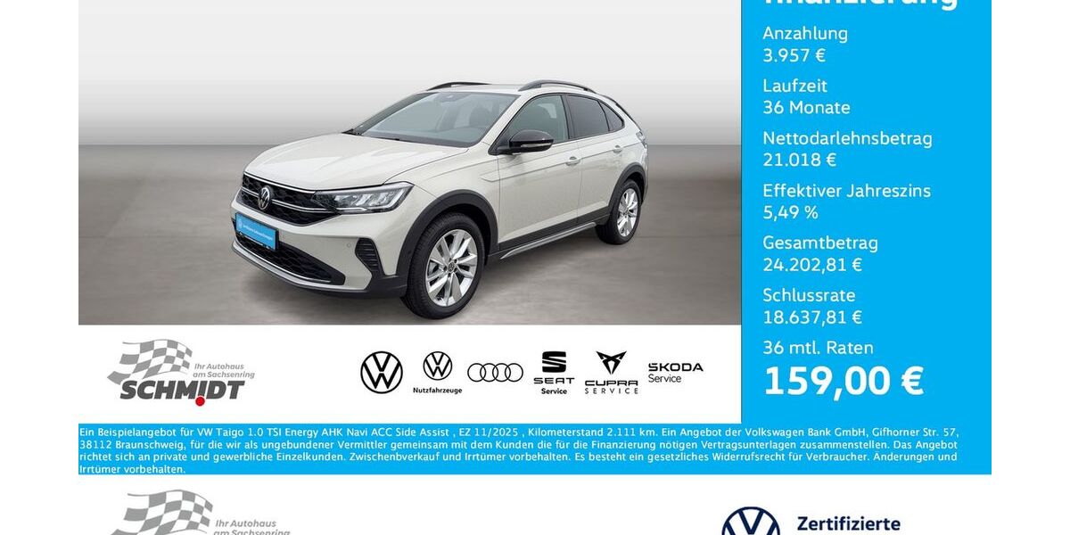 VW Taigo 2.111 km 24.975 &euro; Bernsdorf 09337