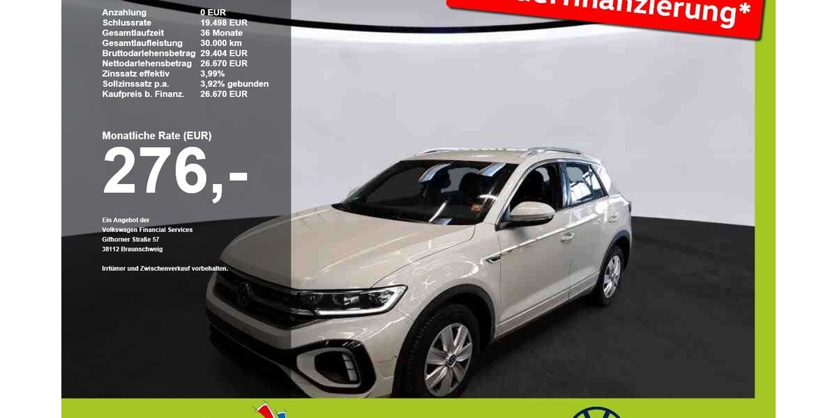 VW T-Roc 16.701 km 26.670 &euro; Mainburg 84048