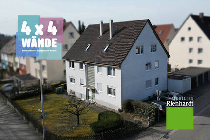 4x4 Wände! Vierfamilienhaus in Ludwigsburg-Ossweil