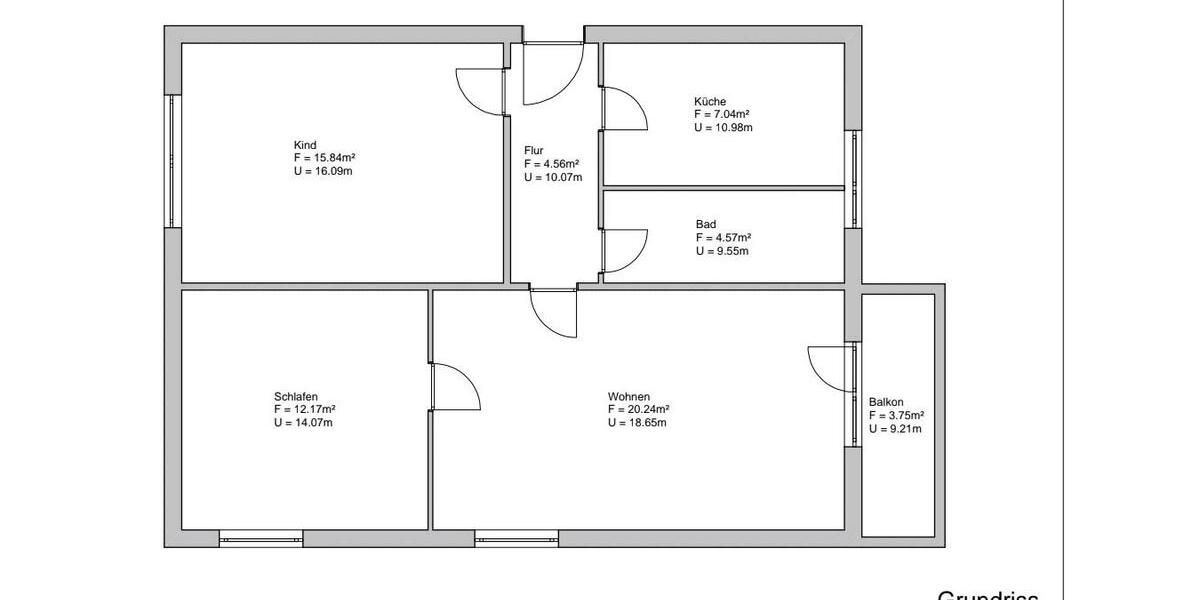 Dachgeschoßwohnung Zeithain - 3 Zimmer, 65 m&sup2;, 24.000&euro; | Angebot:27115143