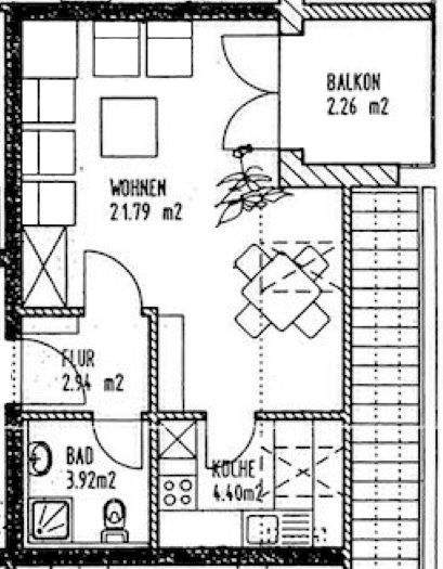 Etagenwohnung Ergolding - 1 Zimmer, 35 m&sup2;, 149.000&euro; | Angebot:24567454