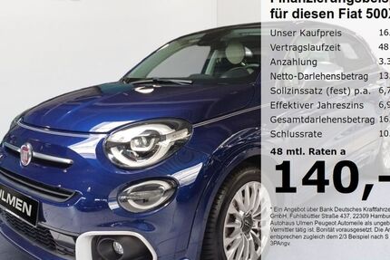 Fiat 500X 93.448 km 16.880 &euro; Düsseldorf 40233