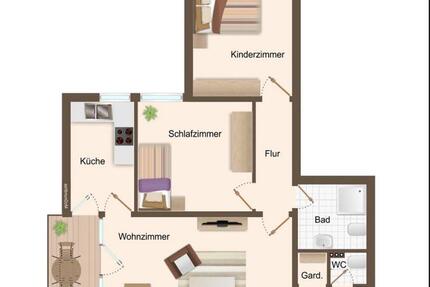 Wohnung Wehr - 3 Zimmer, 79 m&sup2;, 189.000&euro; | Angebot:25539918