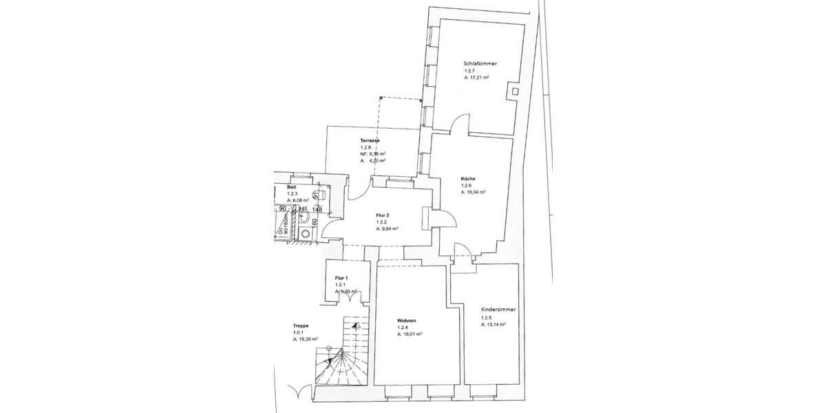 Erdgeschoßwohnung Grimma - 3 Zimmer, 93 m&sup2;, 800&euro; | Angebot:26662898