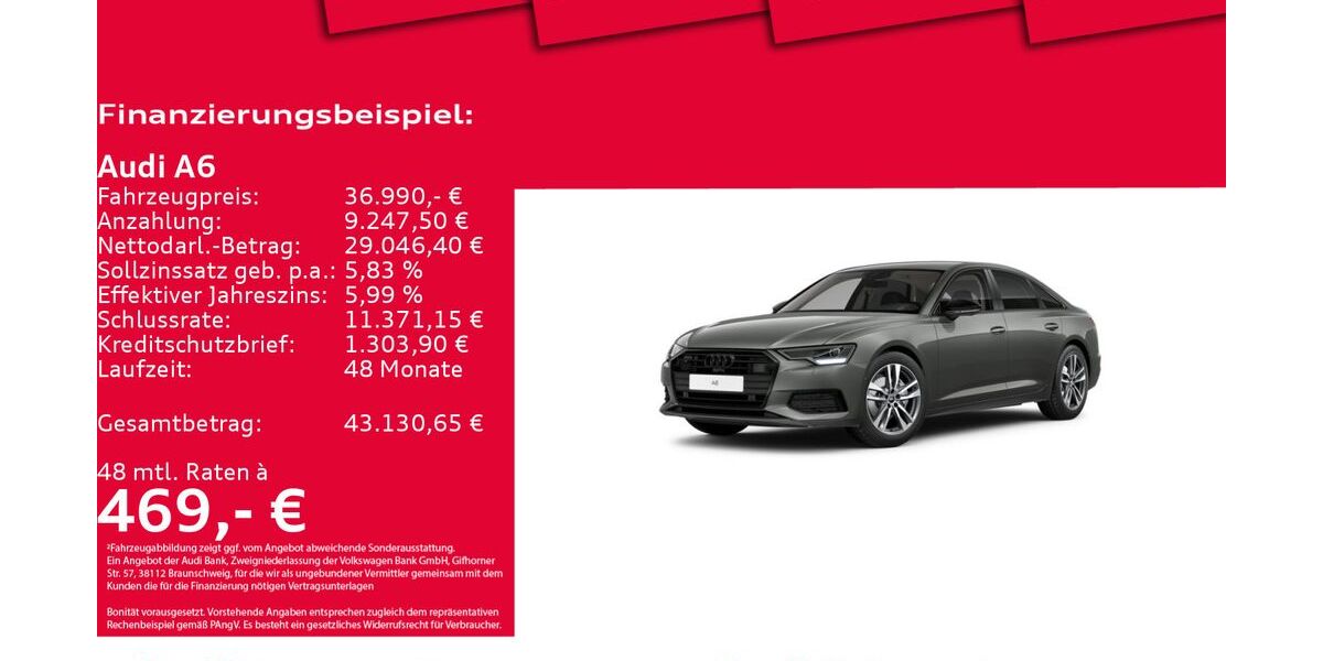 Audi A6 38.359 km 36.990 &euro; Hannover 30179