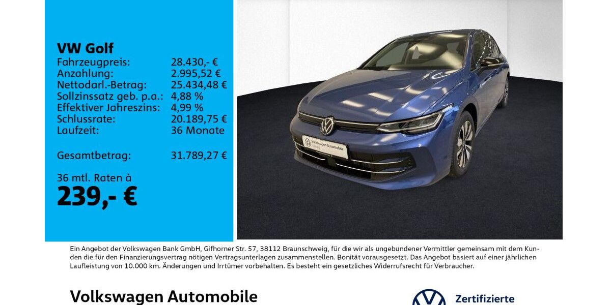VW Golf 4.200 km 27.730 &euro; Leipzig 04178