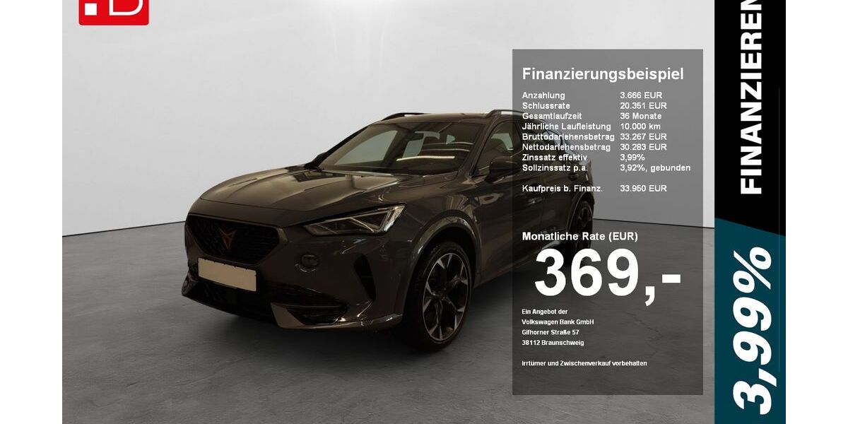 Cupra Formentor 58.120 km 33.950 &euro; Regensburg 93055