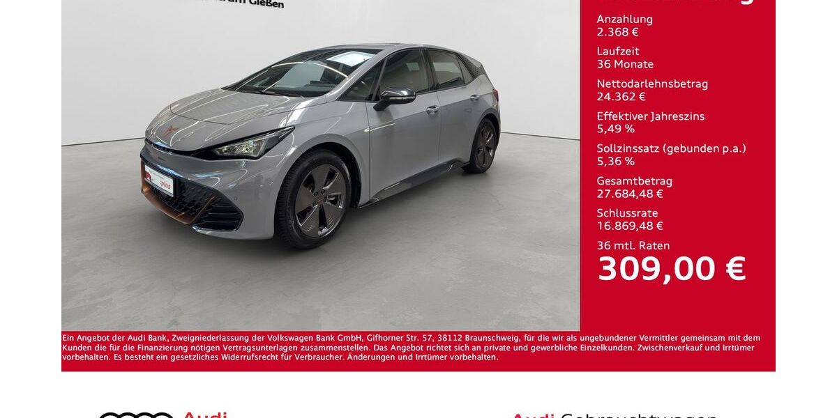 Cupra Born 10.700 km 26.730 &euro; Giessen 35394