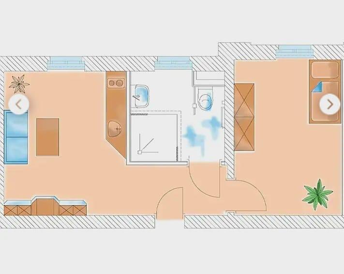 Erdgeschoßwohnung Eisenhüttenstadt - 2 Zimmer, 34 m&sup2;, 588&euro; | Angebot:26333833