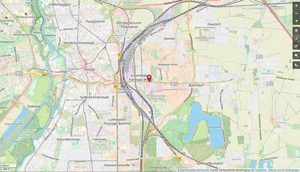 Wohn- und Geschäftshaus mit Entwicklungspotential in Bahnhofsnähe von Halle (Saale)