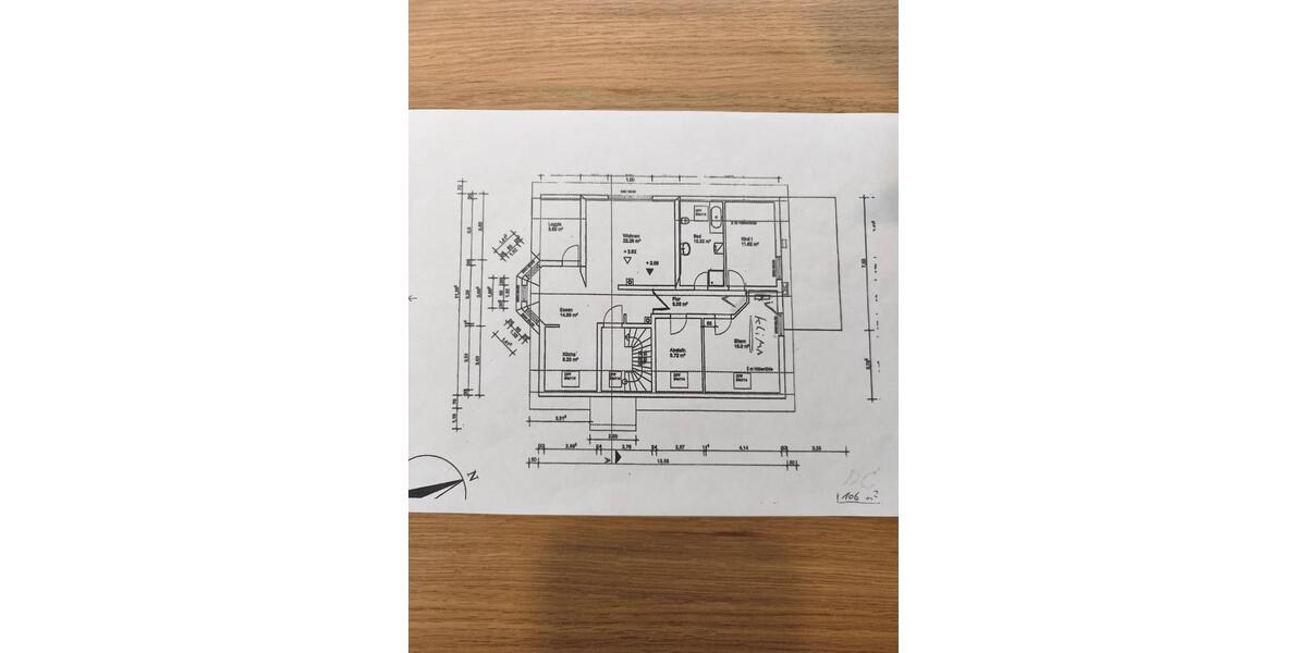 Etagenwohnung Birkenau - 4.5 Zimmer, 106 m&sup2;, 1.170&euro; | Angebot:26574661