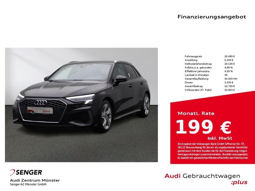 Audi A3 44.227 km 26.480 € Münster 48153