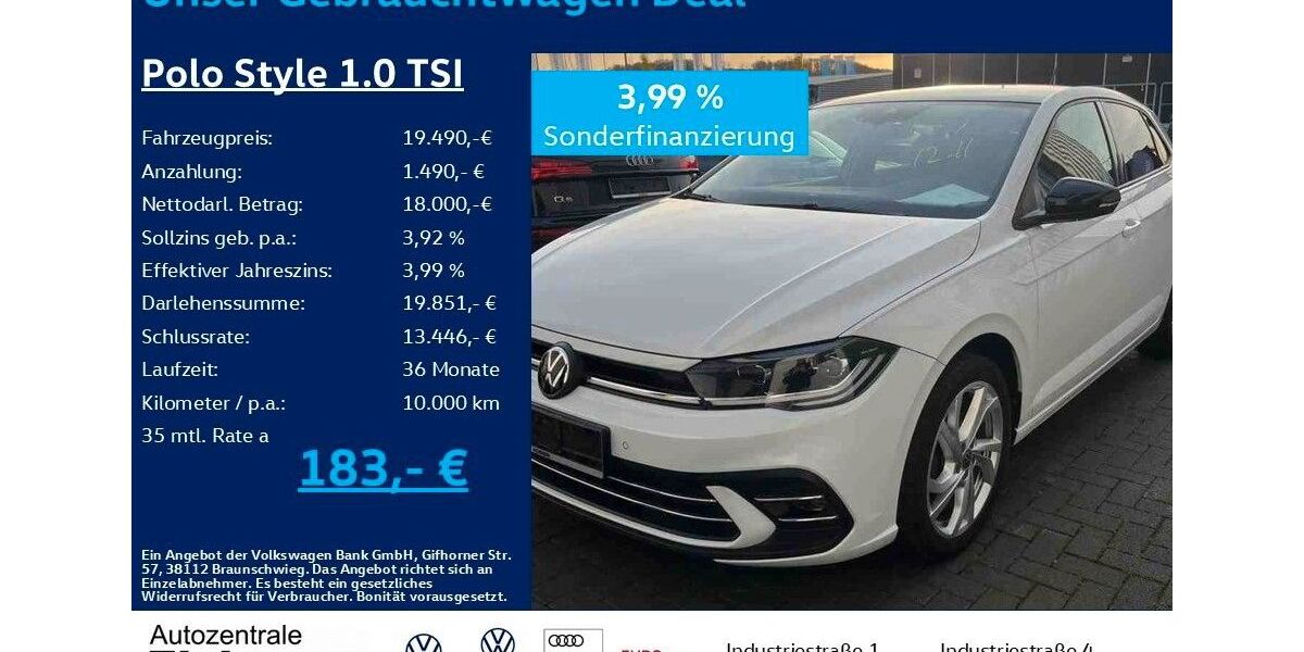 VW Polo 35.000 km 19.490 &euro; Heiligenroth 56412