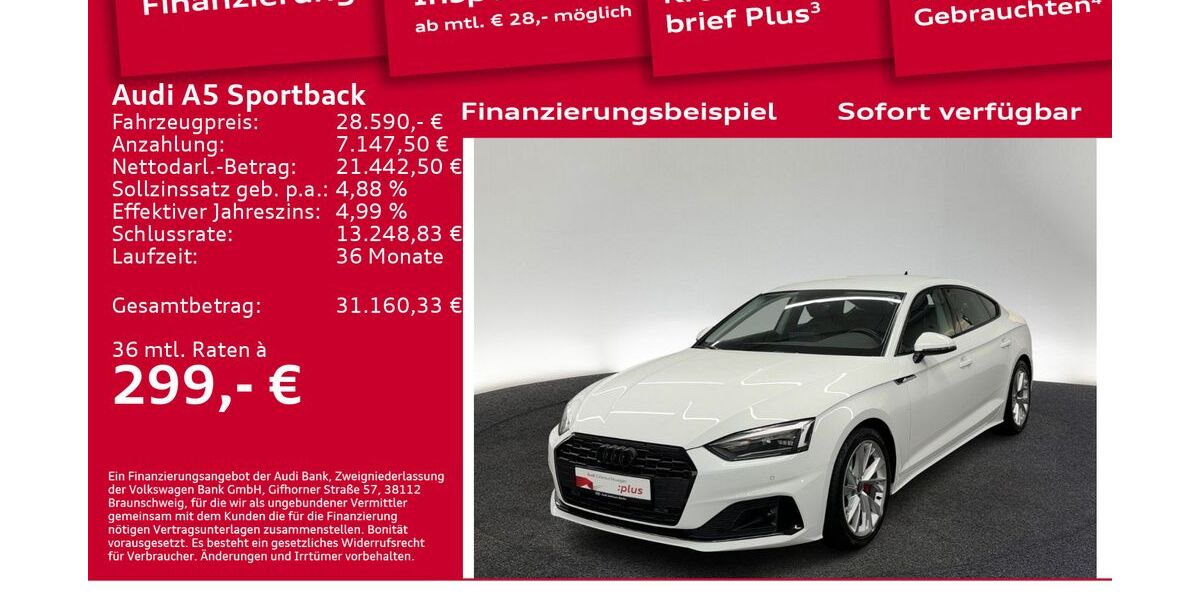 Audi A5 63.700 km 28.590 &euro; Berlin 10587