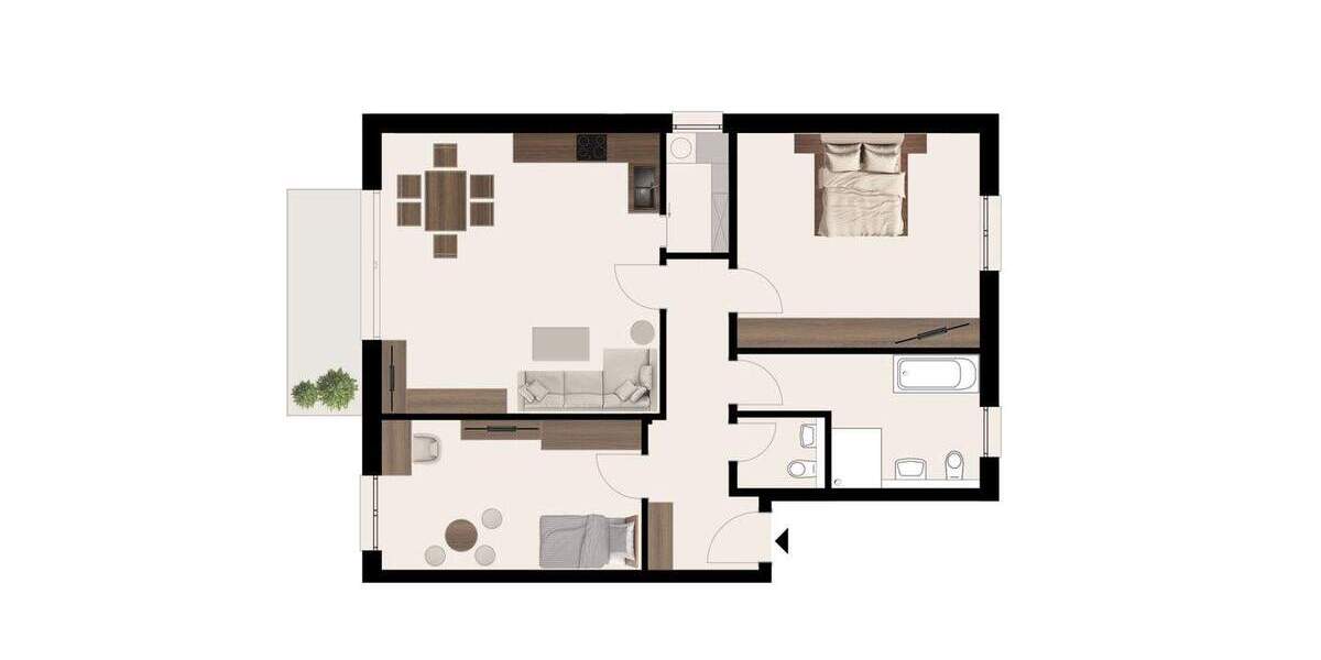 Etagenwohnung Mannheim Seckenheim - 3 Zimmer, 96 m&sup2;, 509.000&euro; | Angebot:25669385