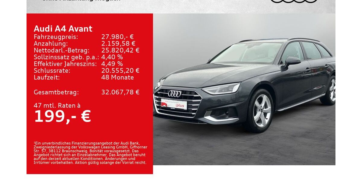 Audi A4 28.500 km 30.980 &euro; Kitzingen 97318
