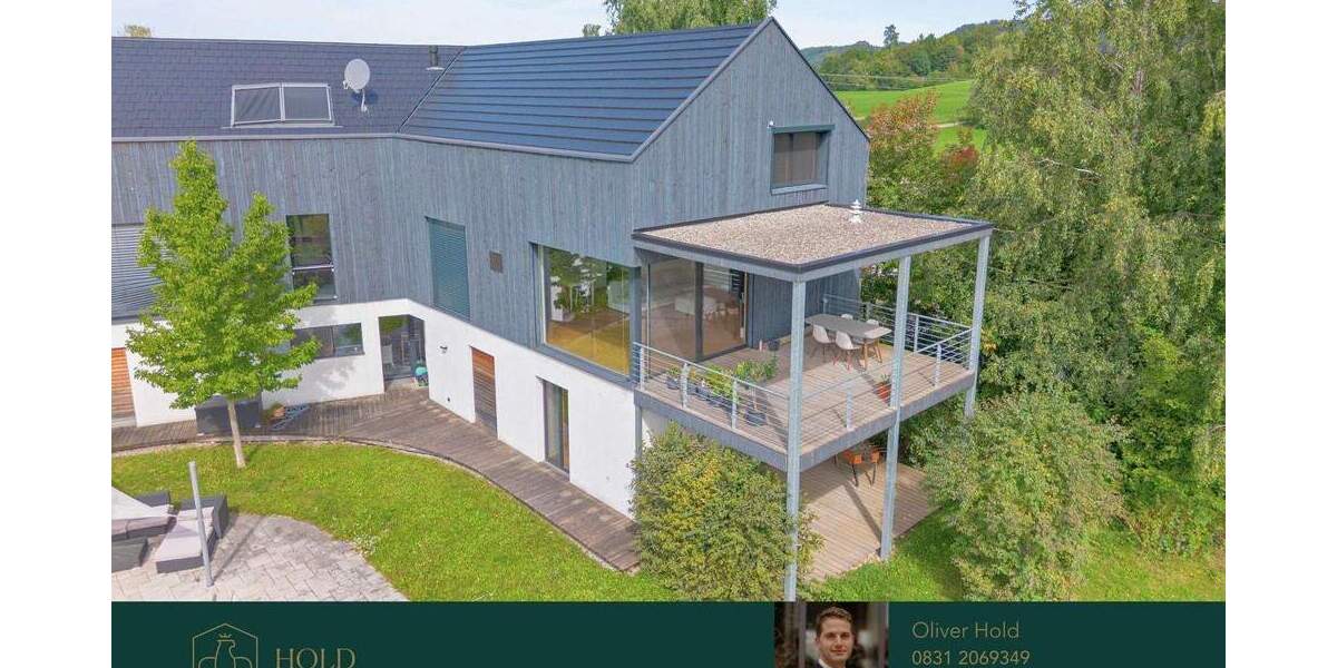 Moderne Doppelhaushälfte in Dietmannsried: Alleinlage mit Blick ins Grüne 5 zimmer